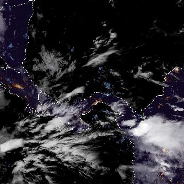 météo tropicale : Image satellite .