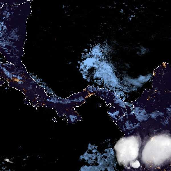 météo tropicale : Image satellite .