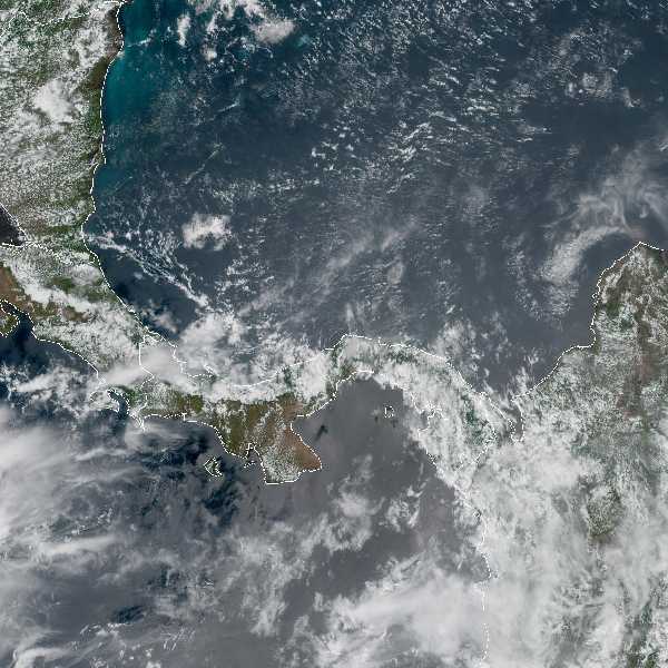météo tropicale : Image satellite .