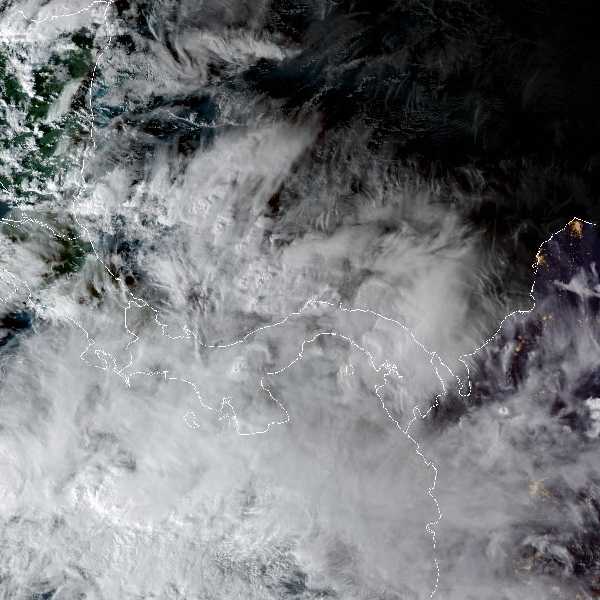 météo tropicale : Image satellite .