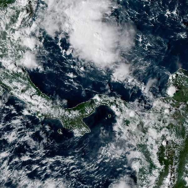 météo tropicale : Image satellite .