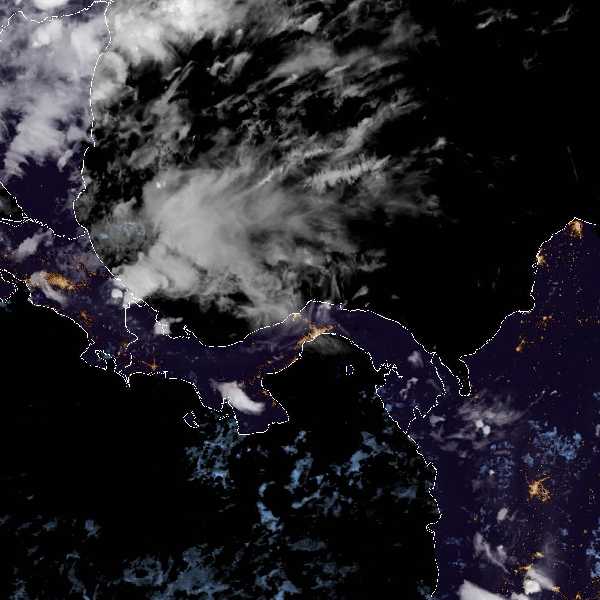 météo tropicale : Image satellite .