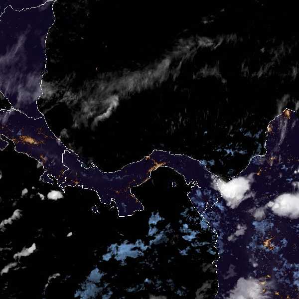 météo tropicale : Image satellite .