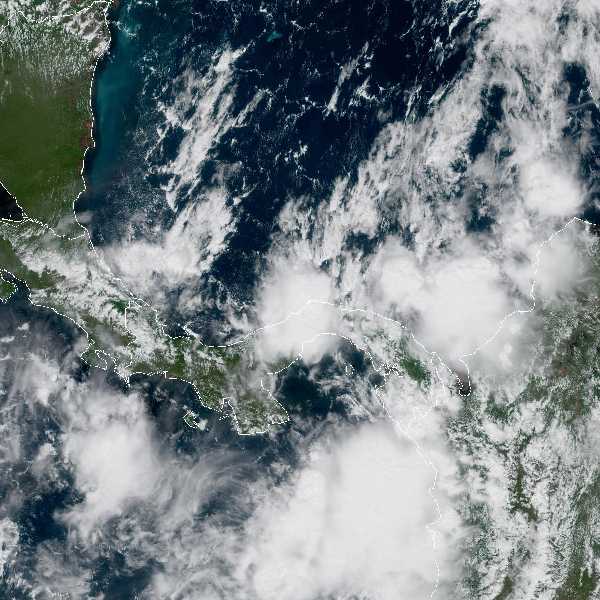 météo tropicale : Image satellite .