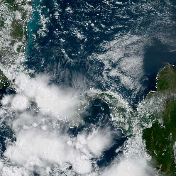 météo tropicale : Image satellite .