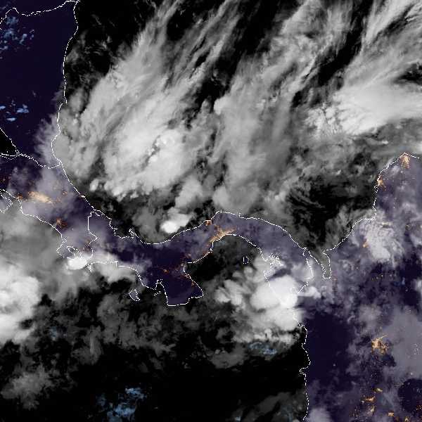 météo tropicale : Image satellite .