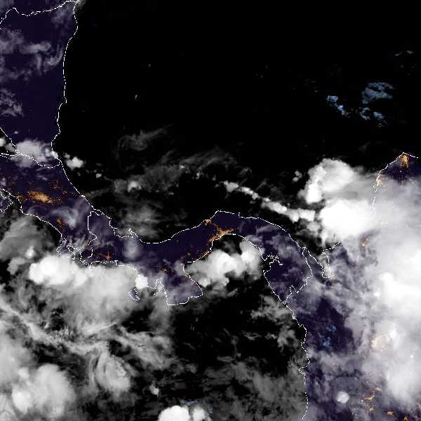 météo tropicale : Image satellite .