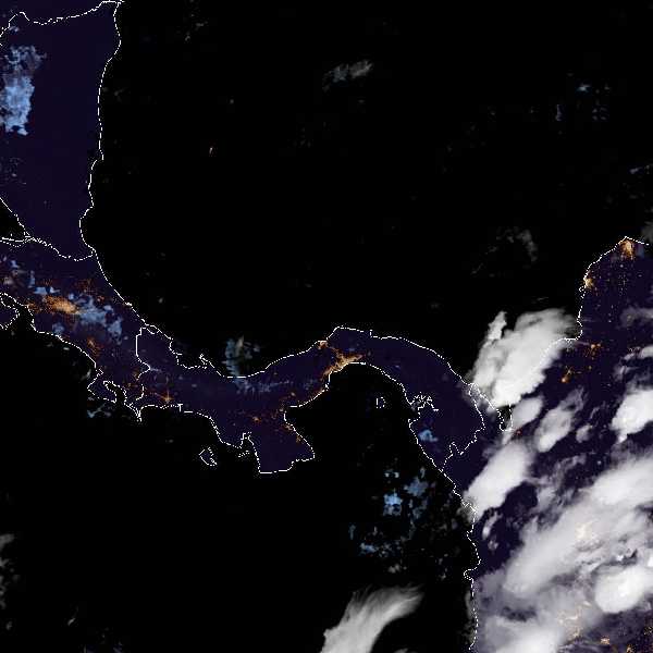 météo tropicale : Image satellite .