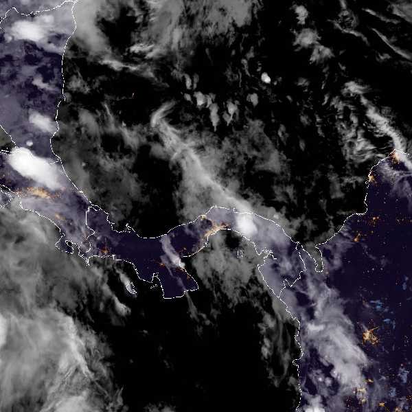 météo tropicale : Image satellite .