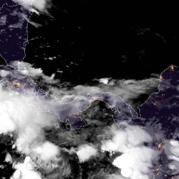 météo tropicale : Image satellite .