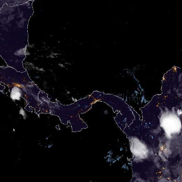 météo tropicale : Image satellite .