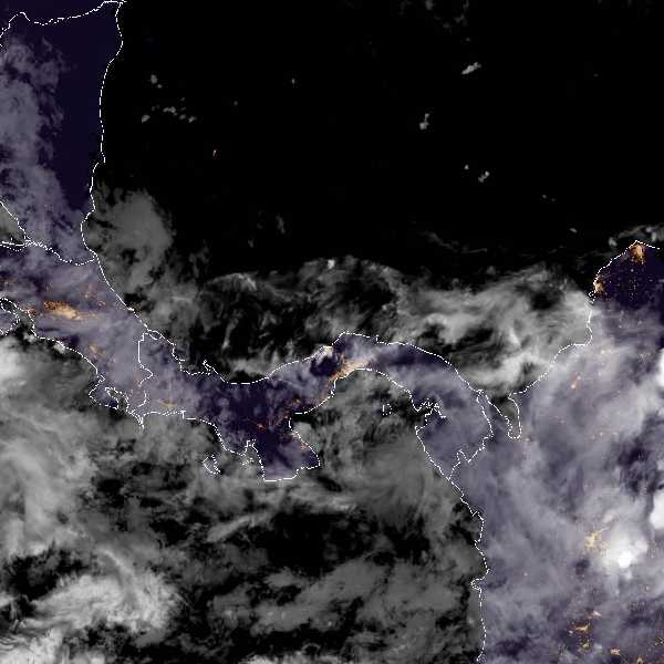 météo tropicale : Image satellite .