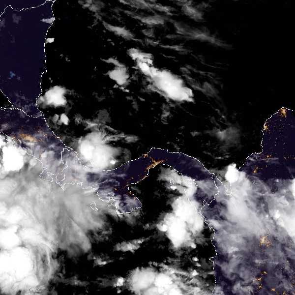 météo tropicale : Image satellite .