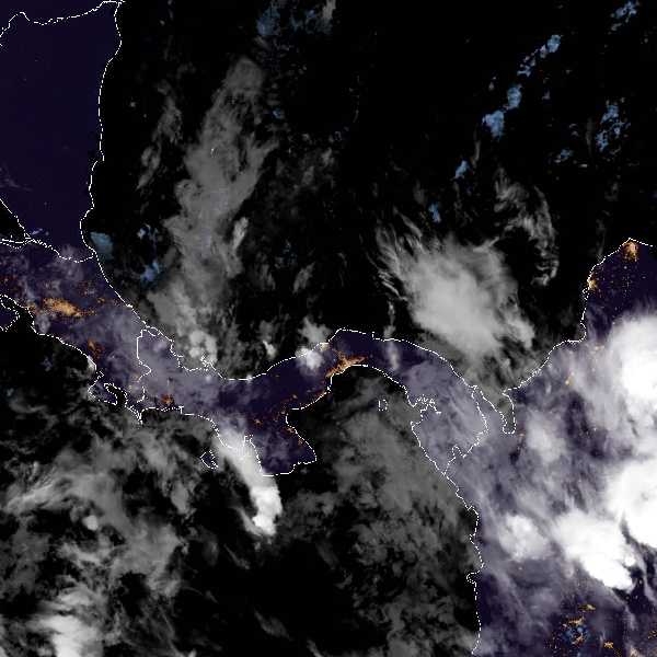 météo tropicale : Image satellite .