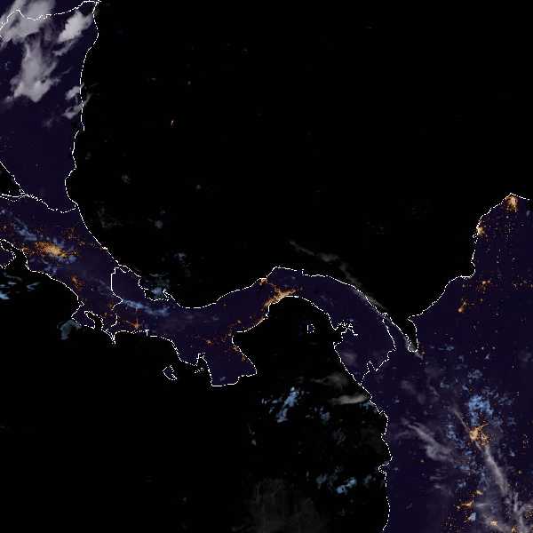 météo tropicale : Image satellite .