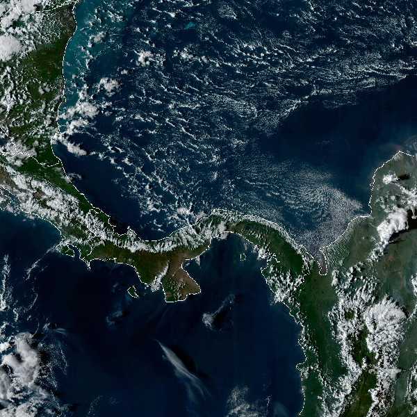 météo tropicale : Image satellite .