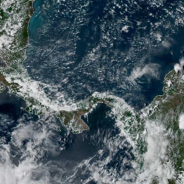 météo tropicale : Image satellite .
