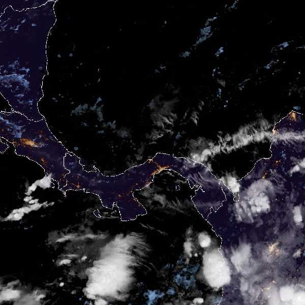 météo tropicale : Image satellite .