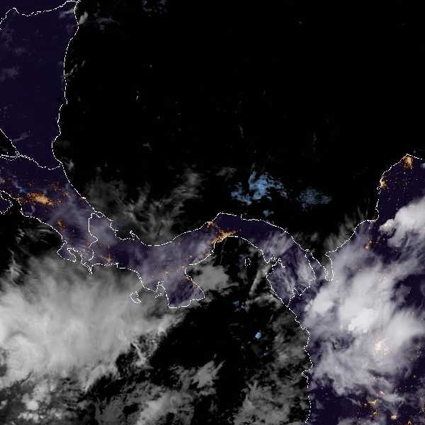 météo tropicale : Image satellite .