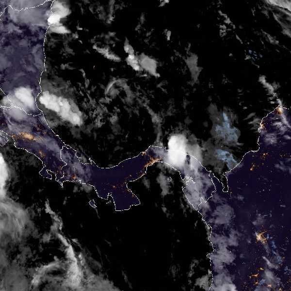 météo tropicale : Image satellite .