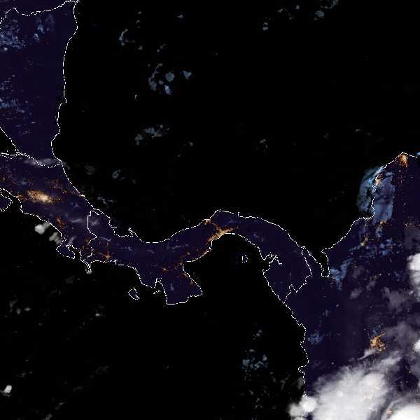 météo tropicale : Image satellite .