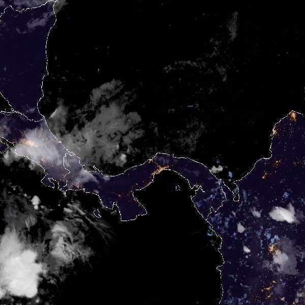météo tropicale : Image satellite .