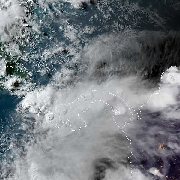 météo tropicale : Image satellite .