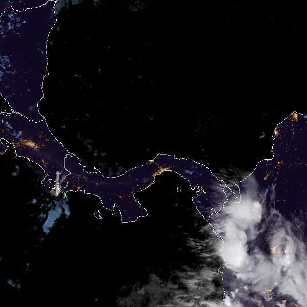 météo tropicale : Image satellite .