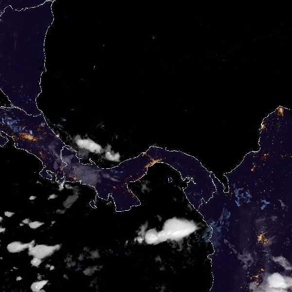 météo tropicale : Image satellite .