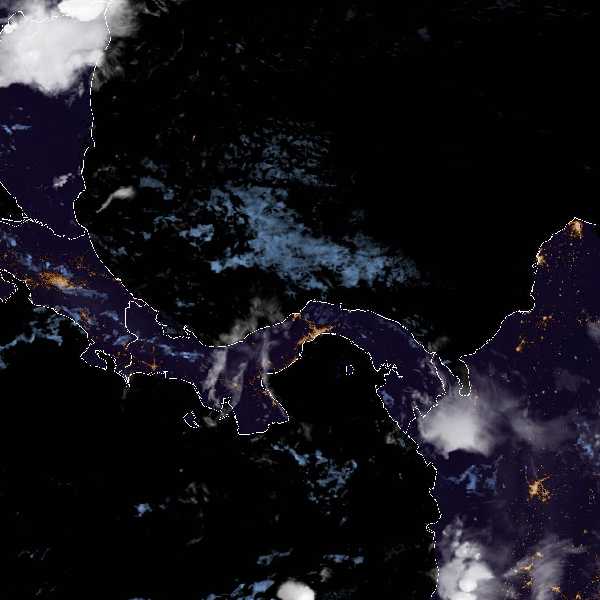 météo tropicale : Image satellite .