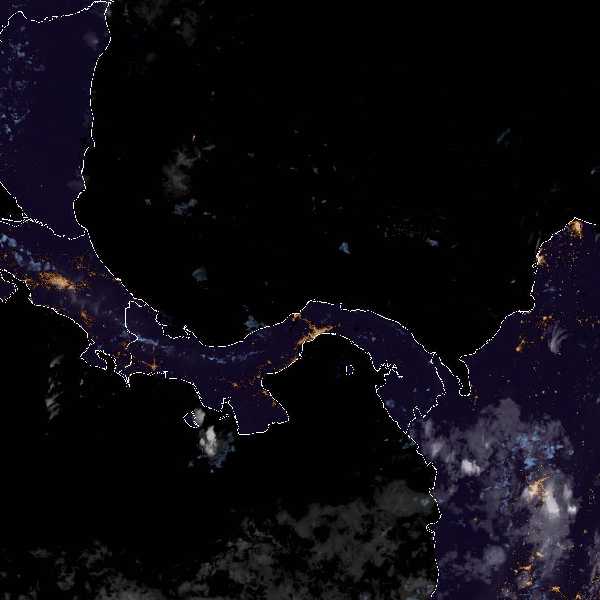 météo tropicale : Image satellite .