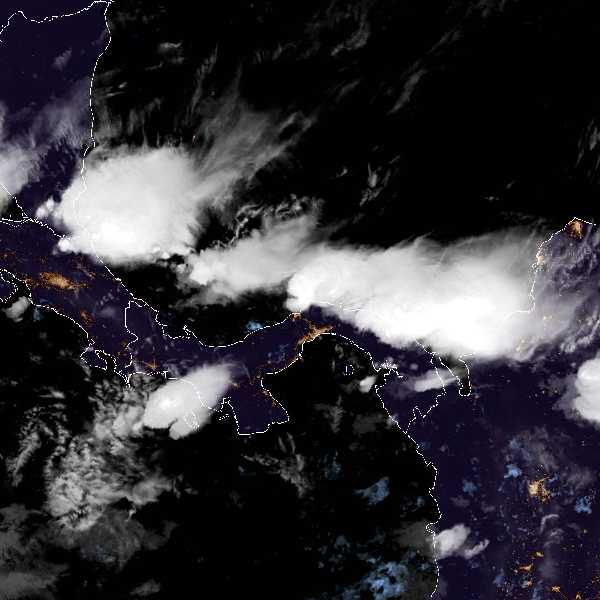 météo tropicale : Image satellite .