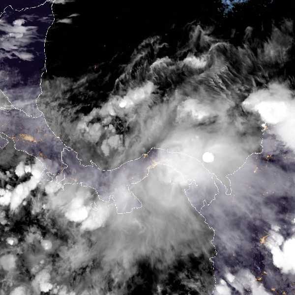 météo tropicale : Image satellite .