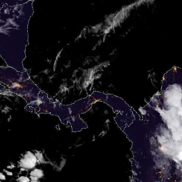 météo tropicale : Image satellite .