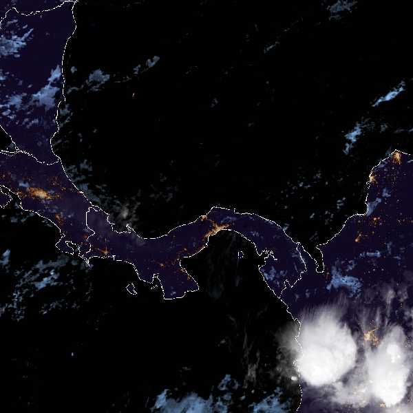météo tropicale : Image satellite .