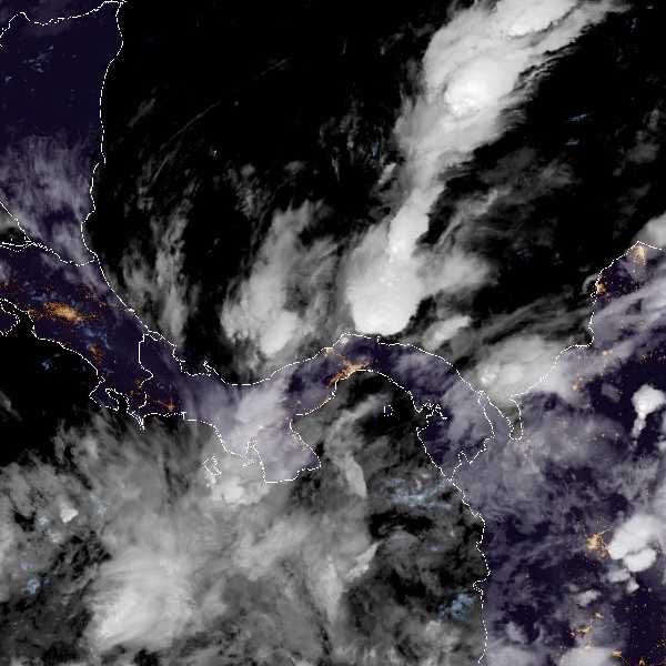 météo tropicale : Image satellite .