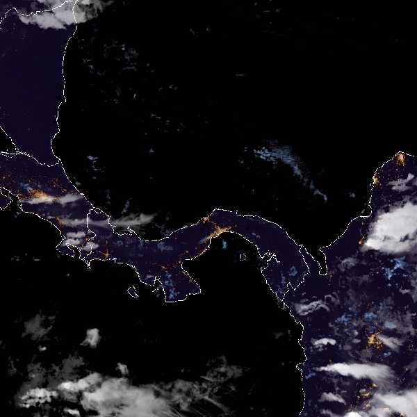 météo tropicale : Image satellite .