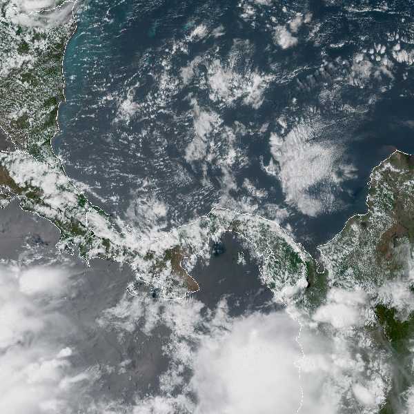 météo tropicale : Image satellite .