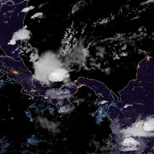 météo tropicale : Image satellite .