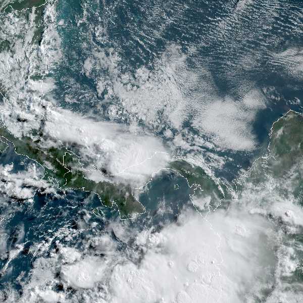 météo tropicale : Image satellite .