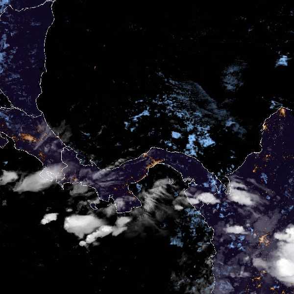 météo tropicale : Image satellite .