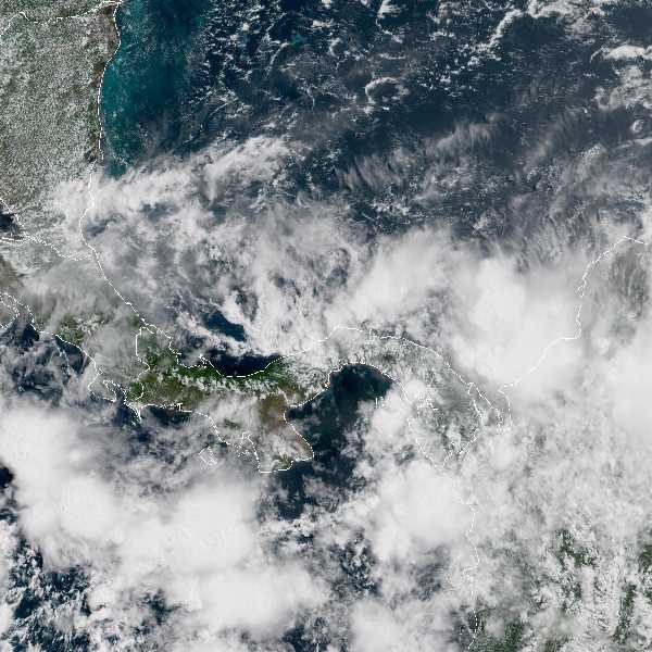 météo tropicale : Image satellite .