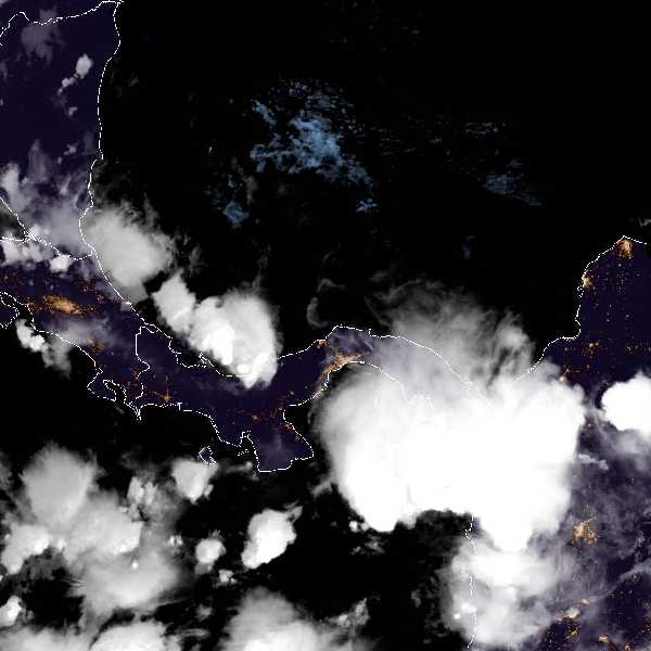 météo tropicale : Image satellite .