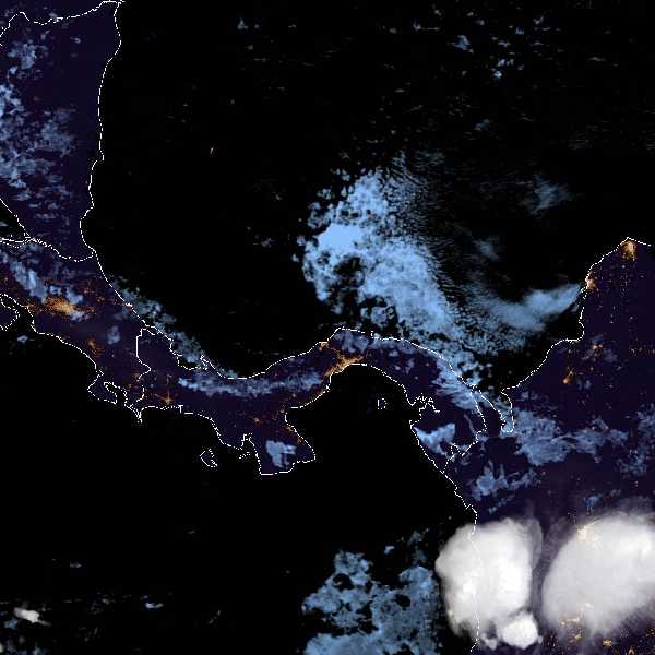 météo tropicale : Image satellite .