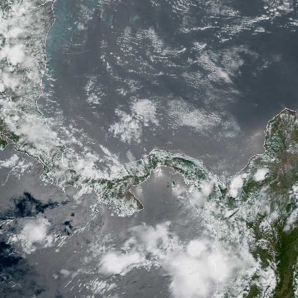 météo tropicale : Image satellite .