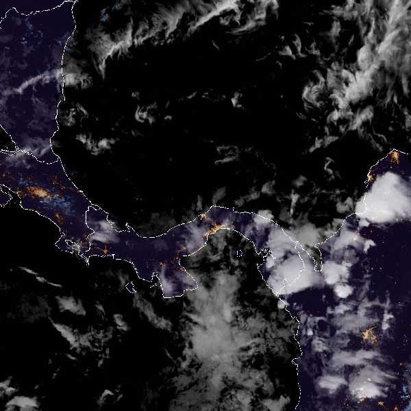 météo tropicale : Image satellite .