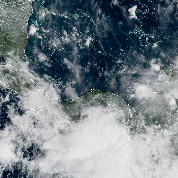 météo tropicale : Image satellite .