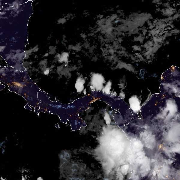 météo tropicale : Image satellite .