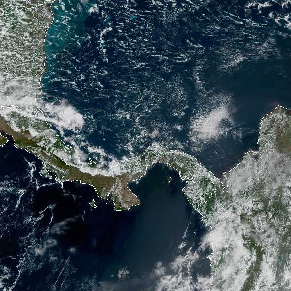 météo tropicale : Image satellite .