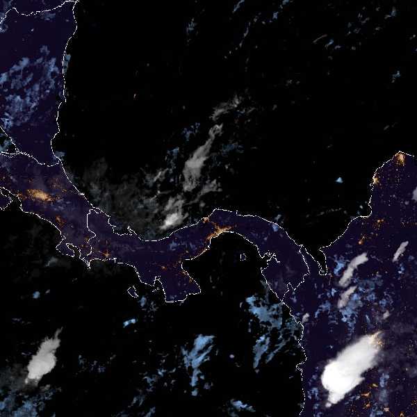 météo tropicale : Image satellite .